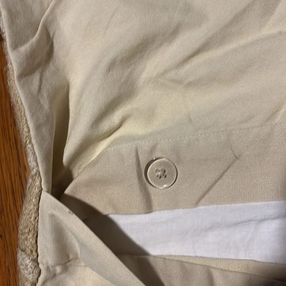 Pottery Barn beaded embroidered pillowcase - Picture 4 of 6